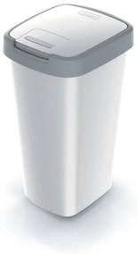 Coș de gunoi cu capac colorat, 25 l, gri