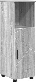 vidaXL Dulap de Baie Gri Sonoma 30 x 35 x 95 cm Lemn compozit & Metal