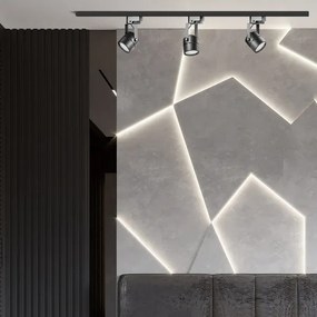 Spot în sistem de șină PRAHA 3xGU10/10W/230V negru