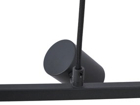 Lampă suspendată modernă neagră cu 6 lumini - Jeana Straight