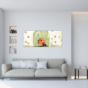 Tablou - Sufletul unei păsări (120x50 cm)
