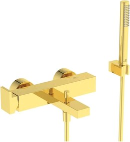 Baterie cada - dus Ideal Standard Atelier Extra auriu periat cu set de dus