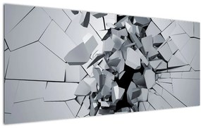 Tablou abstracție 3D (120x50 cm)