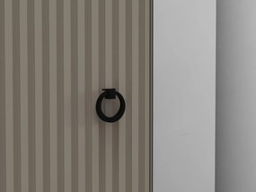 Dulap de haine Demandaron 4 (taupe + stejar silverjack) (cu oglindă). 1116817