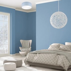 Plafonieră SIRJA PASTEL DOUBLE 2xE27/15W/230V d. 35 cm albastru