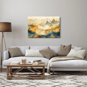 Tablou - Munți, acuarelă (90x60 cm)
