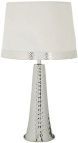 Mauro Ferretti Lampă De Masă Tower Argintie Cm 30 X 52 | Aosom Romania