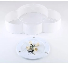 Brilagi - Plafonieră pentru copii NIMBUS 4xE27/15W/230V 46x63 cm albă