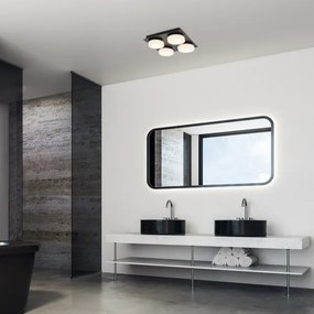 Plafonieră LED pentru baie ATTICHUS 4xLED/5,2W/230V IP44 Rabalux 75004