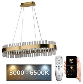 Lustră LED de cristal dimabilă pe cablu LED/45W/230V + telecomandă