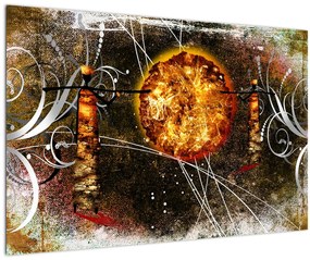 Tablou cu pictură epochală străveche (90x60 cm)