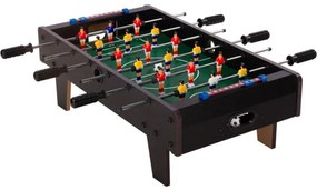 Mini fotbal de masă cu picioare, 70 x 37 x 25 cm, negru