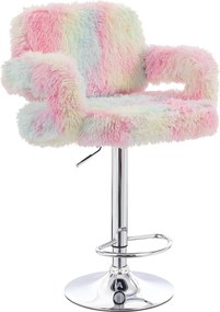 HR8403W Scaun Plus Curcubeu cu Bază Cromata