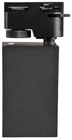 Spot pentru sistem de șină SQUARE 1xGU10/10W/230V negru