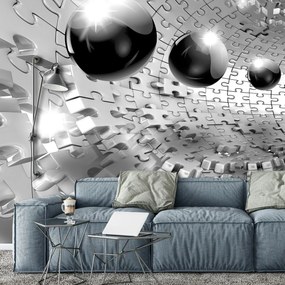 Fototapet - 3D bilă în culooare gri (152,5x104 cm)