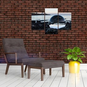 Tablou - Bile de sticlă pe piatră (90x60 cm)