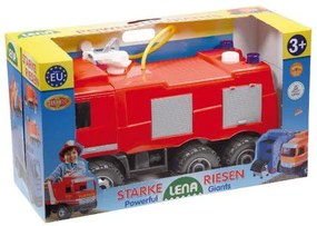 Mercedes masina pompieri de plastic 60cm în cutie