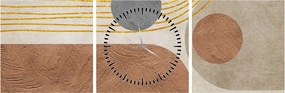Tablou - Colaj modern (cu ceas) (90x30 cm)