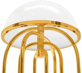 Veioza, Lampa decorativa BOTEGA alb/ auriu