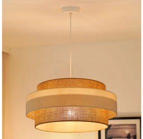 Lustră aplicată Brilagi SPACE LIGHT 1xE27/15W/230V d. 50 cm bej/crem