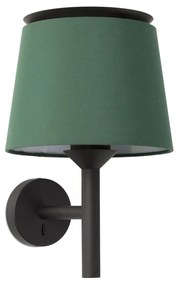 Aplica de perete moderna design elegant SAVOY negru/verde