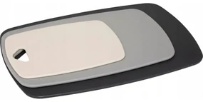 Set 3 tocatoare Aljer, plastic, 35 x  25 x H 0.6 cm
