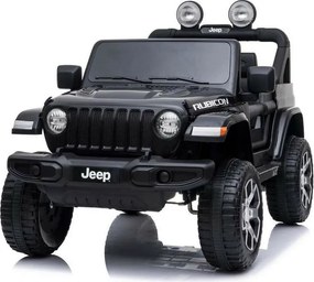 Mașină electrică Baby Mix Baby Jeep Wrangler Rubicon, negru