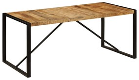 vidaXL Masă de bucătărie, 180 x 90 x 75 cm, lemn masiv de mango
