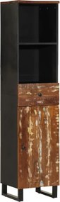 vidaXL Dulap de baie, 38x33x160 cm, lemn masiv reciclat