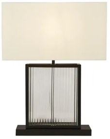 Lampă de masă CLARENDON 1xE27/60W/230V neagră Searchlight EU54210BK