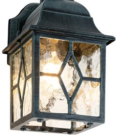 Lămpă de perete exterioară romantică verde închis - Londra