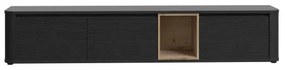 Comodă TV INAR, negru/maro
