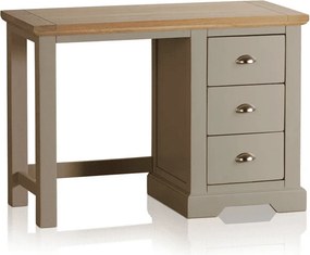 Masă lemn masiv gri de Toaletă Ives Personalizabilă, 107 × 49 × 75 cm