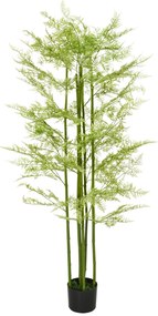 HOMCOM Plante decorative artificiale  Feriga Asparagus in ghiveci Plante false pentru decor interior, exterior, 155 cm | AOSOM RO