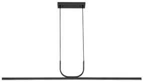 Lustra Suspendata Liniara, LED, Negru, Elia