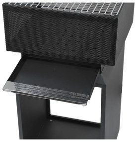 Cattara Focar portabil cu grilă Cube, 74 cm