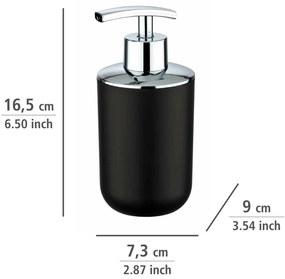 Dozator săpun Wenko Brasil, negru