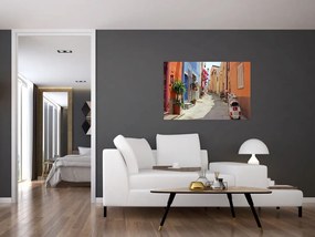 Tablou cu strada din Sardinia (90x60 cm)