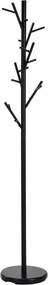 Cuier pom W33, negru, otel, 30x176 cm
