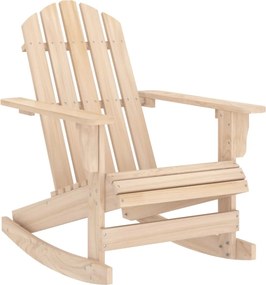 vidaXL Balansoar de grădină Adirondack, lemn masiv de brad