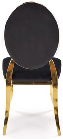 Scaun sufragerie Regino (negru + auriu). 1123671