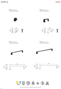 Aplica de perete LED stil minimalist AFRICA III