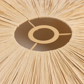 Brilagi - Lustră LED suspendată pe cablu CERIA BOHO, 1xE27/40W/230V, diam. 60 cm, rafie