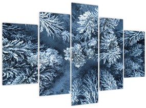 Tablou - Pădure înzăpezită (150x105 cm)