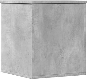 vidaXL Cutie de depozitare, gri beton, 40x42x46 cm, lemn prelucrat