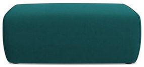 Taburet turcoaz cu tapițerie din catifea Kapua – Makamii