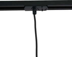 Lampă suspendată modernă bej cu negru pentru sistem de șină monofazat - Iconic Frini