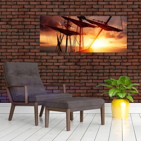 Tablou - Navă de pirați veche (120x50 cm)