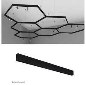 Sina magnetica aplicata sau suspendata BUXTON 01, 100cm, NVL-8252001