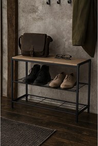 Pantofar negru din oțel 63x44x30 cm Asten – Bonami Essentials